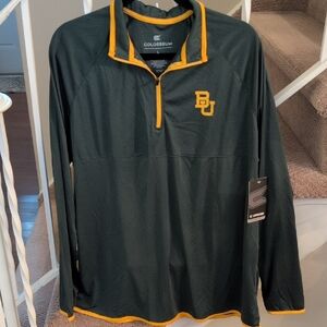 Colosseum NCAA Baylor University Men's Dark Green Jacket In Large NWT